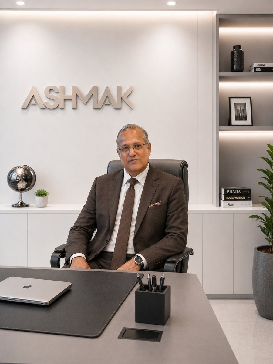 Makarand P. Shukre, Founder and Creative Visionary of Ashmak Media, in the Ashmak Media office